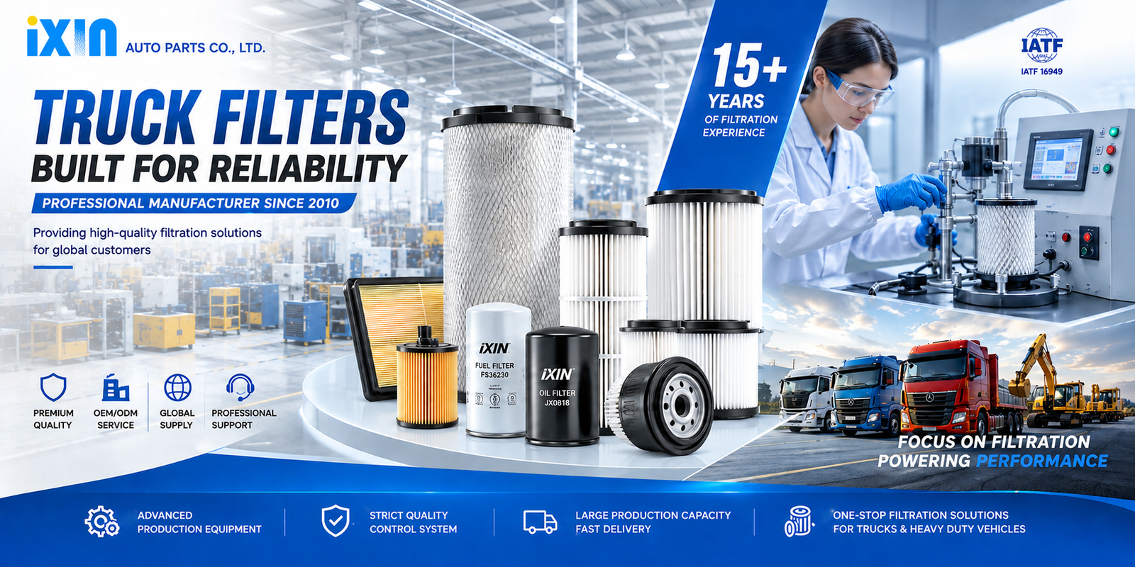 truck filter manufacturer