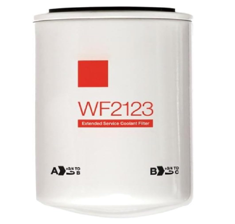 WF2123 Coolant Filter for Cummins Engines, 11/16-16 UN Spin-On, No Additive, Replaces 3098690, XWF4245, 393212000, 6004115110, 2043697 1 WF2123 coolant filter